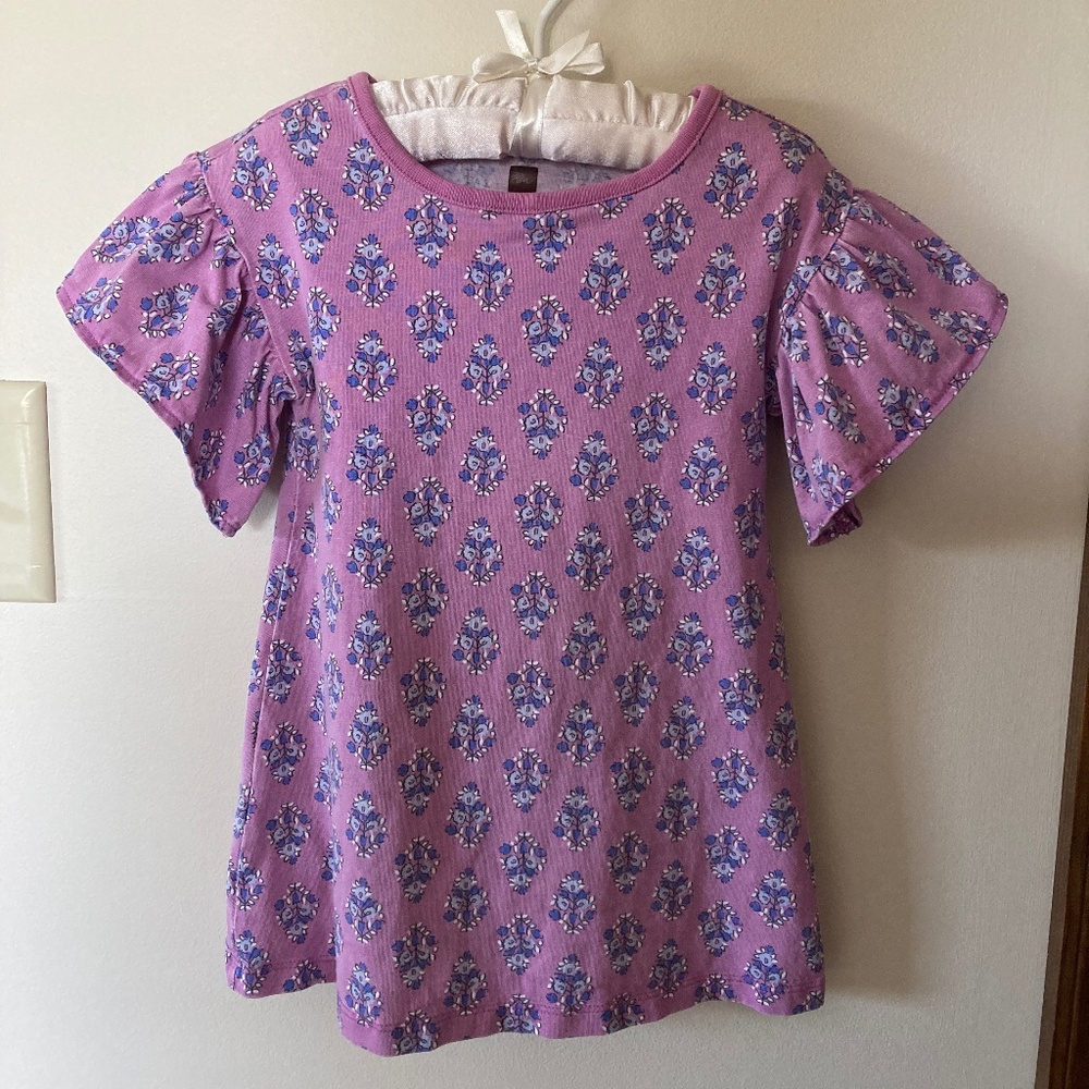 Tea Brand Block Print Dress